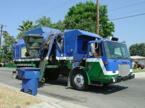 North London Waste Collection Trucks