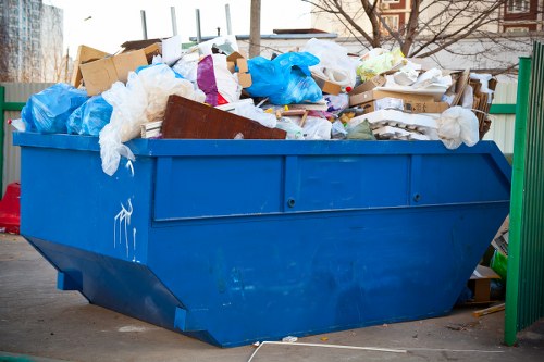 Recycling center in Friern Barnet